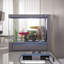Aquarium 47,24 po en verre transparent gris avec filtration latérale-344621567-344621566