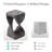 Outdoor Twisted Concrete Side Table