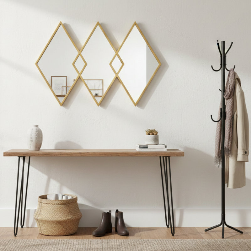 Miroir mural Cassell, Black