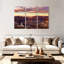 Ensemble de 3 formes de roches sur toile Grand Canyon-92828917