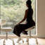 Fauteuil ergonomique pivotant avec siège pivotant et siège pneumatique réglable pour salon de massage médical hygiénique et médical 503 KAI-212783619