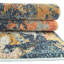 Tapis contemporain bleu Martiya