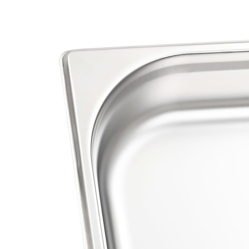 Stainless Steel Pan, 6.5cm H x 53cm W x 32.5cm D