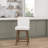 Dorreen Wood Upholstered Parson Adjustable Height Swivel Stool-1436209204-1435667363