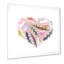 «Ethnic Feather Heart», impression sur toile encadrée-59760644-59760642