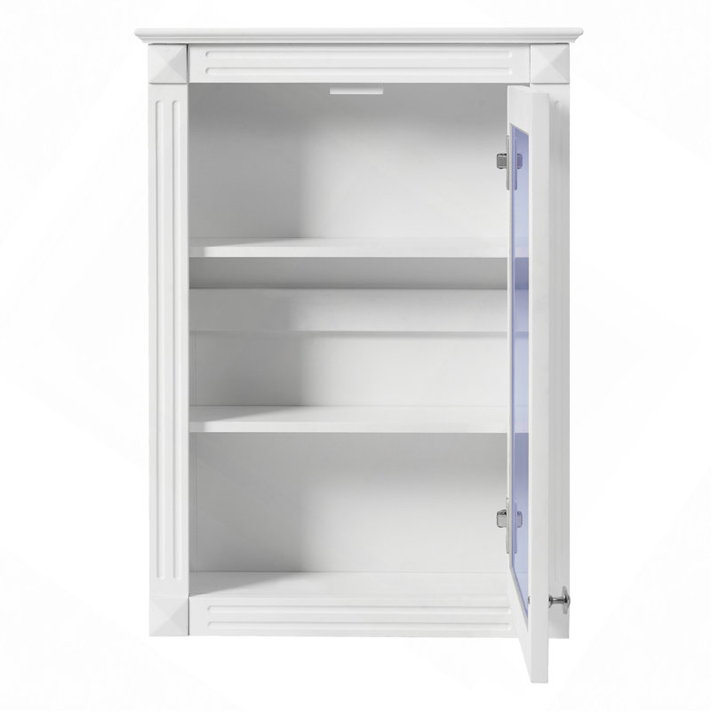 Armoire de rangement murale empilable, Blanc