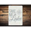 Plaque en aluminium «Lake Compass»-1022338098