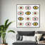 «Party Eyes, Mystic Eyes», impression sur toile rose moderne pour la chambre à coucher-72507458-71246427