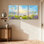 Ensemble de 3 reproductions d'art sur toile