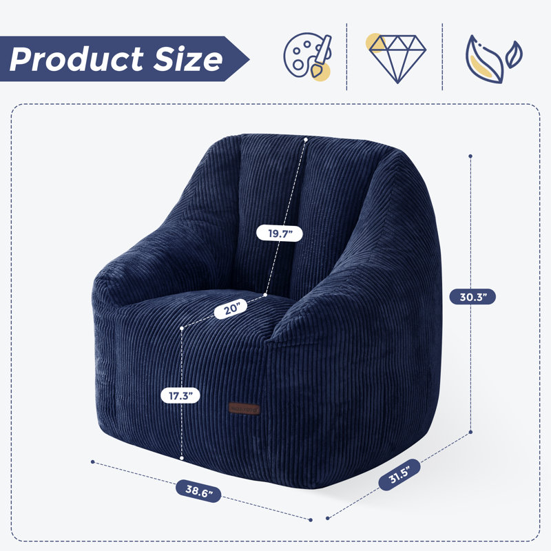 Fauteuil à billes Fauteuil à billes Comfy, Marine
