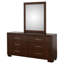 Commode 6 tiroirs avec miroir Tapper-116447356