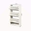 Armoire à chaussures en bois pour vestibule avec 3 portes rabattables 20,94 x 9,45 x 43,11 po