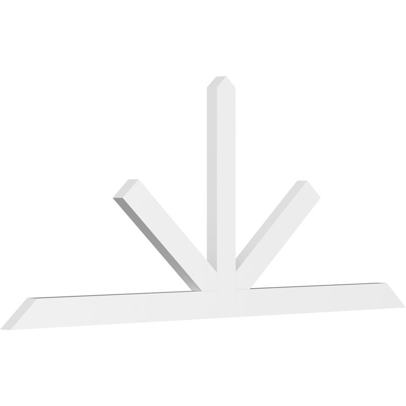 Support à pignon Saratoga, H 35 po x l 84 po (pas: 10/12), P 4 po x F 4 po, Signature uréthane