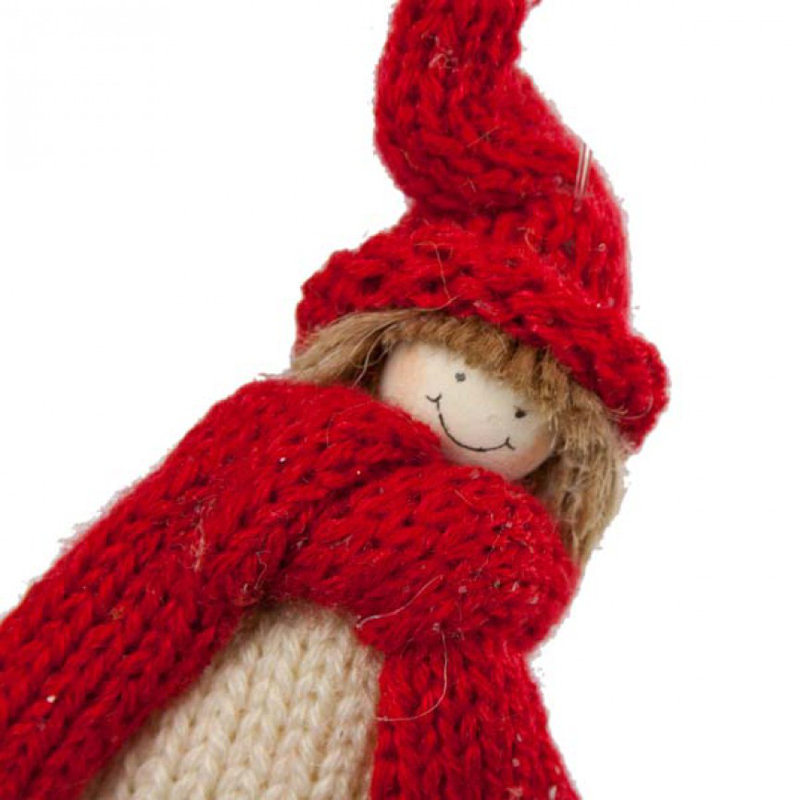 22cm Fabric People Hanging Figurine Ornament