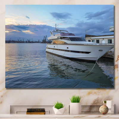 Yacht, bateau, sérénité, photo sur toile