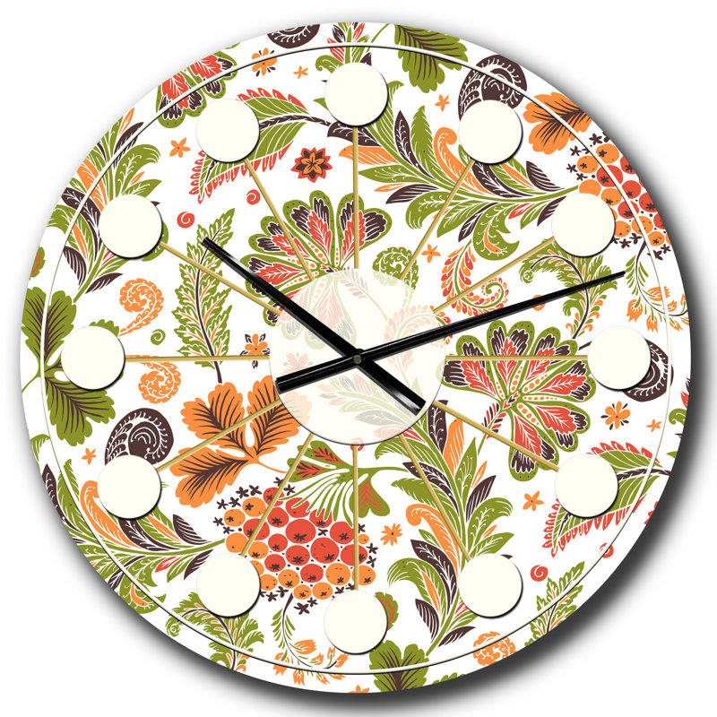Horloge murale rétro Mid-Century, Surdimensionné