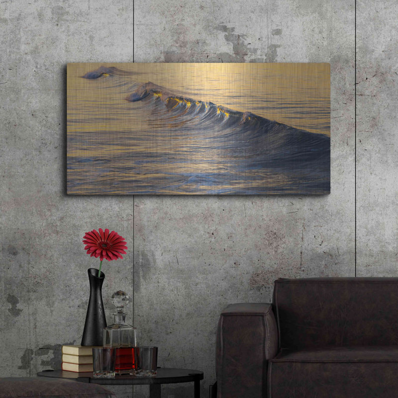" Warm Curl " by Chris Moyer, 24" H x 48" W