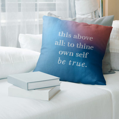 Reversible Throw Pillow