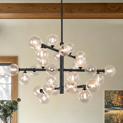 Luminaire spoutnik 30 lumières à intensité variable Mid-Century