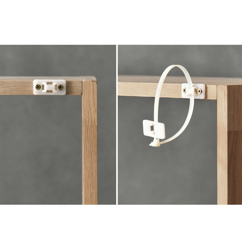 European style simple solid wood bookcase