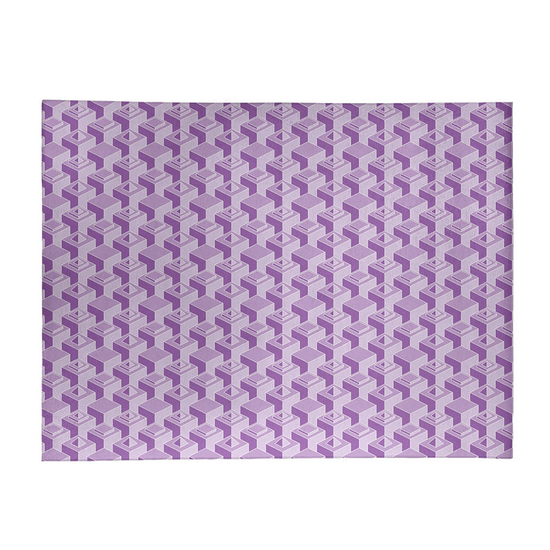 Chenille Geometric Indoor Rug, Rectangle 8' x 10'