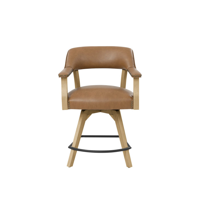 Resendez Crissman Polyurethane Upholstered Back Arm Chair