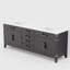 Plateau de meuble-lavabo double l 84 po x P 22 po Laurel-82319306-82319309