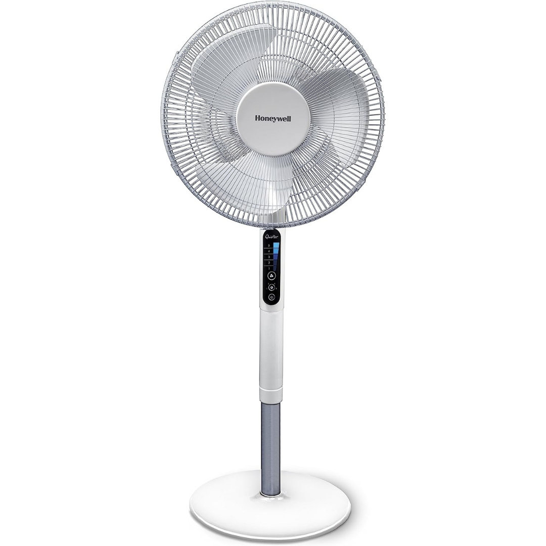 Honeywell  Advanced Quietset Oscillating Stand Fan - White - Adjustable - Image 6