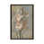 Toile encadrée de bois rustique foncé