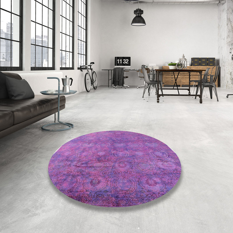 Anitrice Geometric Indoor Rug, Round 3'