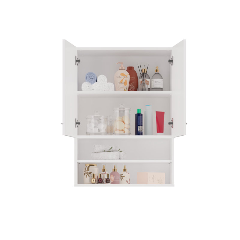 Hilkowski Bathroom Cabinet, White