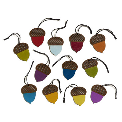 1.4'' Wood Holiday Shaped Ornament
