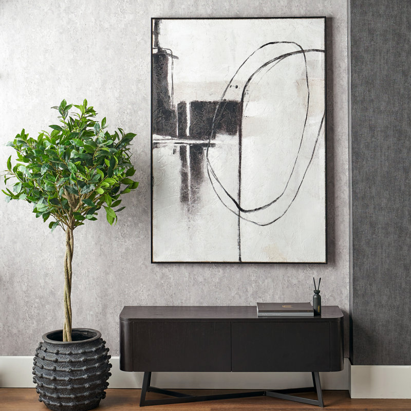 Floater Frame Painting on Canvas