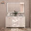 Ensemble de meuble-lavabo double 60 "avec miroir 60"-82392961