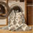 Machine Washable Trellis Gray Area Rug