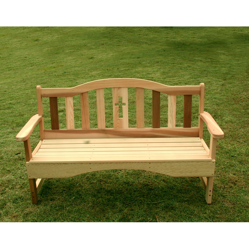 Banc de jardin en bois Cedar Benches, 2 pi, Aucune finition