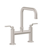Bridge Kitchen Faucet With Sidespray - Quad Spout