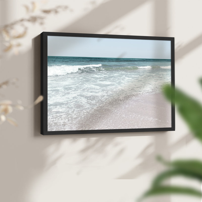 «Shoreline Pleasure», reproduction encadrée, H 22 po x l 28 po, Noir, noir, noir, noir