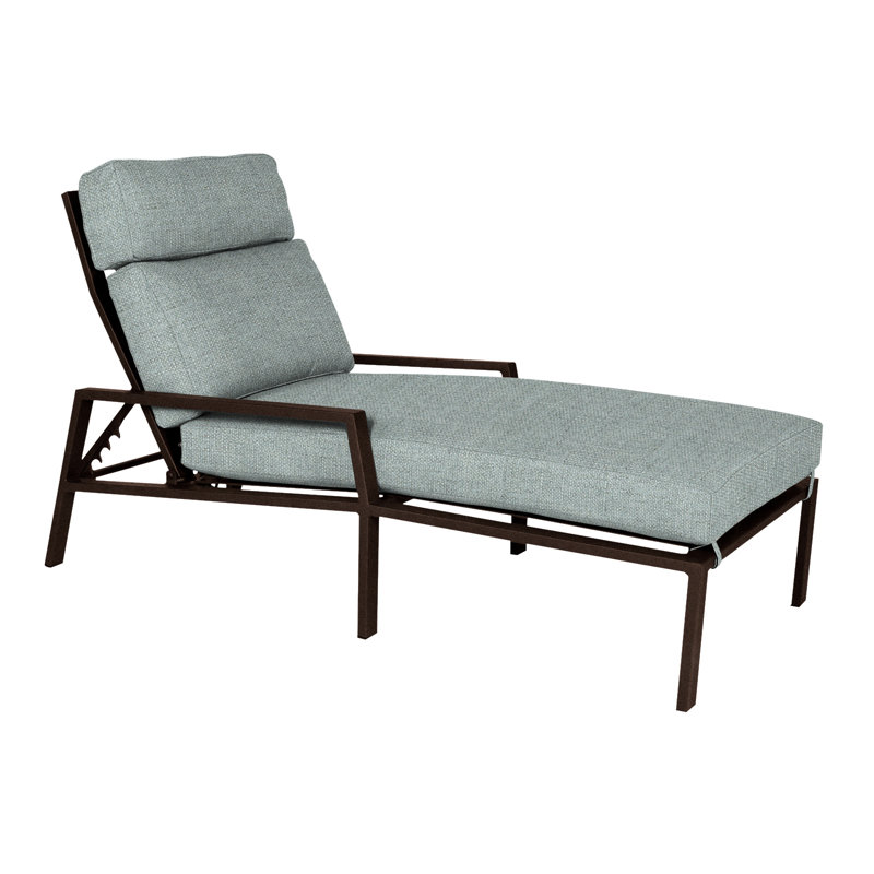 Aris Outdoor Chaise Lounge, Mainstreet Latte, Copper Creek