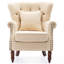 74.93Cm Wide Tufted Wingback Chair-502174675