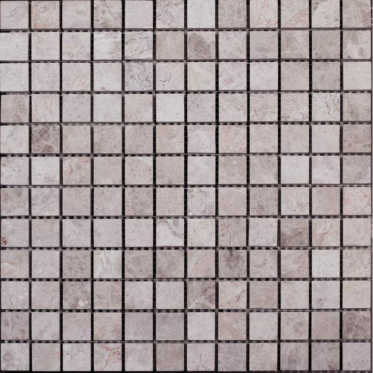 1" x 1" Marble Grid Mosaic Wall & Floor Tile