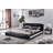 Vegan Leather Platform Bed-501673532