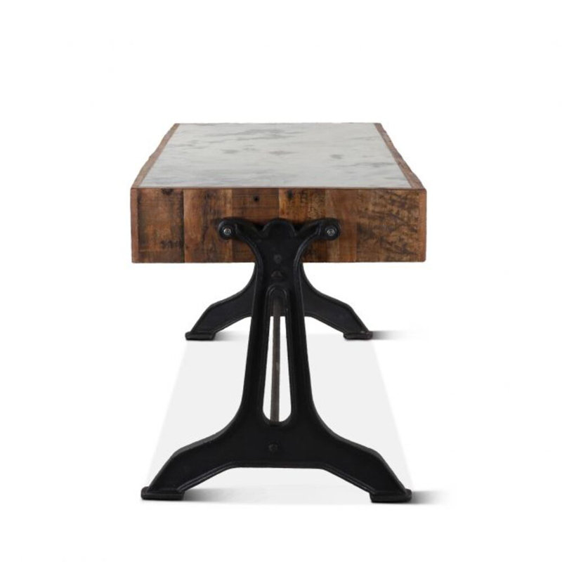 Metal Base Writing Desk