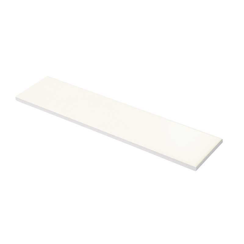 Urban Domain Satin 3" x 12" Ceramic Subway Tile, Cream