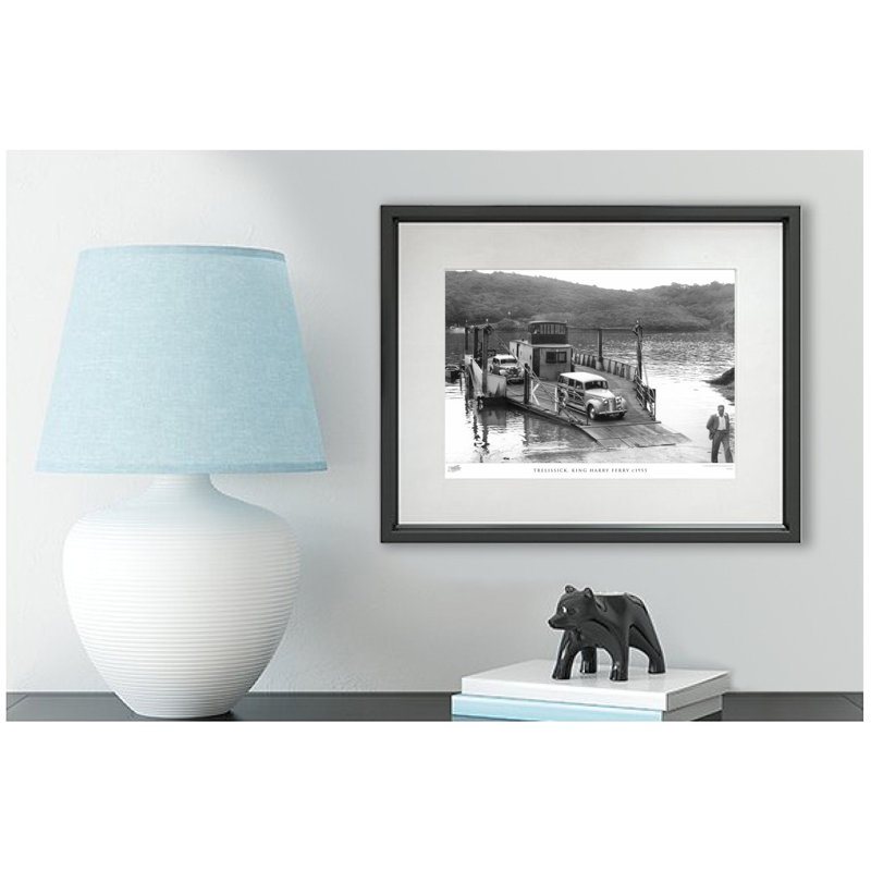 Trelissick, King Harry Ferry C1955 by Francis Frith - Single Picture Frame Print, 40cm H x 50cm W x 2.3cm D