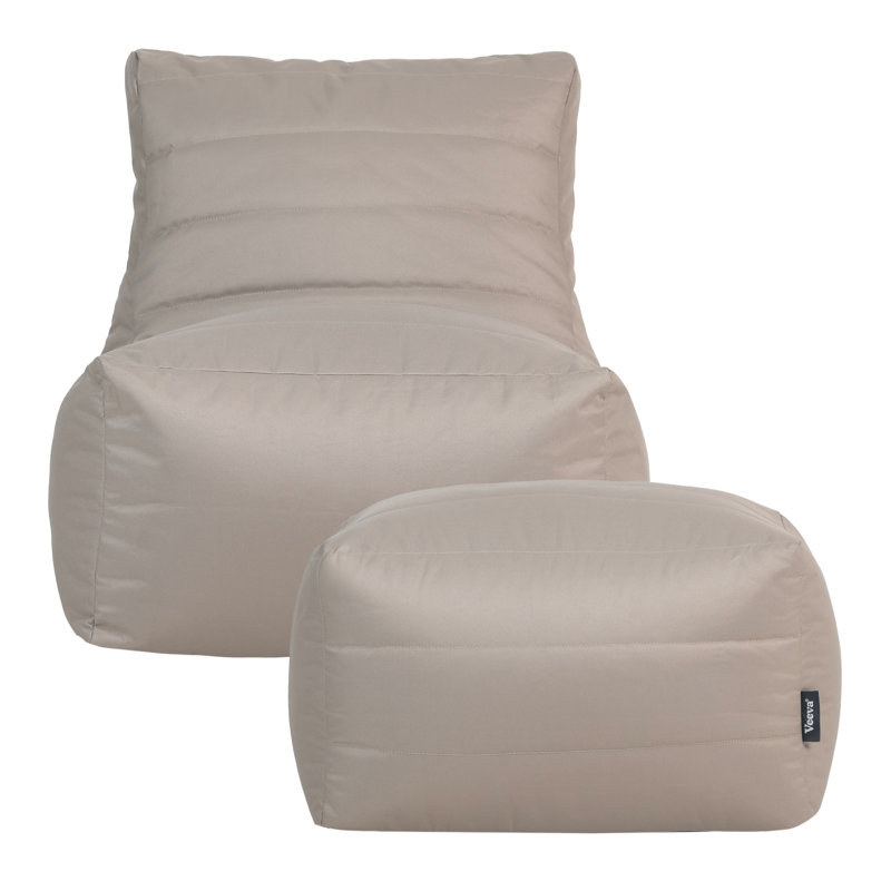  Patio Lounge Garden Chair, Beige