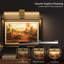 24" Rechargeable Battery Aluminum Cordless Picture Light With Remote in Brushed Gold-127278409
