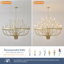 Lustre 47 po Gold Farmhouse 