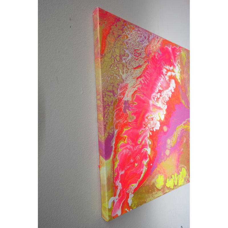 'Aerial Intricacies' - Wrapped Canvas Painting Print