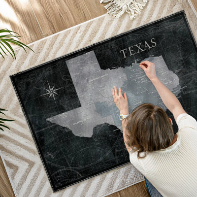 Épingle noire Texas State US Amrico